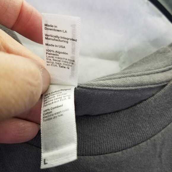 TSA T-shirt Mens L "Don't Touch My Junk" Unisex Jersey Short Sleeve Tee Grey USA - Picture 6 of 9